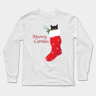 Meowy Catmas Long Sleeve T-Shirt